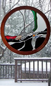 Glass Work with Snow