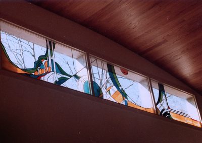 3 panel glass commission